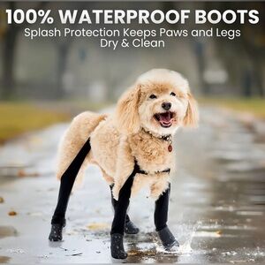 NWT Walkee Paws Suspender Dog Boots